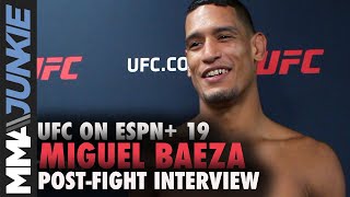 UFC Tampa: Miguel Baeza post fight interview