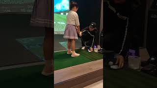 초1( 7살 )초보 골프 레슨 한달차 어린이 골프 레슨 키즈골프 초딩 골린이 kids golf