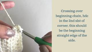 How To Crochet An X (Cross) Stitch Hdc Border