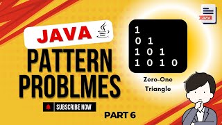 How to Make Zero One Triangle Pattern In Java (For Beginner) #techbywebcoder