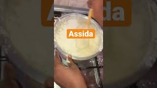 Learn how to cook Assida like this! #food  #fufu #shorts