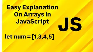 JavaScript Arrays Explained | Beginner-Friendly Tutorial #JavaScript #Arrays