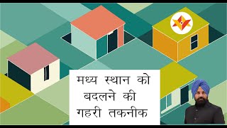 मध्य स्थान को बदलने की गहरी तकनीक #vedanggeovastuanalogy