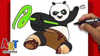 How To Draw Kung Fu Panda 4 - PO