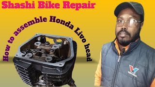 How to assemble Honda Livo head