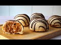 Recipe Cookies filled with Salted Caramel Custard |ASMR| cakeshare