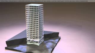 Test case 1 (fixed) - Collapse simulation of a residential high- rise building