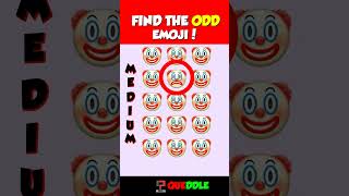 Find the ODD EMOJI Challenge (Part 6) Hindi Paheli | Paheliyan #shorts #queddle #paheliyan