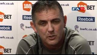 Bolton boss Owen Coyle on FA Cup quarter final vs Birmingham