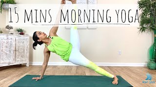 15 Minutes Morning Yoga | Aham Yoga | Yoga with Aru