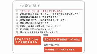 新寄付税制とNPO法改正 - 第四章 NPO法改正（認定NPO法人制度の改正）