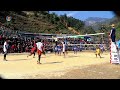 ए राम मुखै मुखमा प्रहार final game gandaki vs parbat the most volleyball highlights hd video