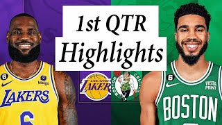 Los Angeles Lakers vs. Boston Celtics Full Highlights 1st QTR | Jan 28 | 2022-2023 NBA Season