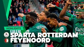 CYRIEL DESSERS is KING of the castle 👑 | Highlights Sparta Rotterdam - Feyenoord | 2021-2022
