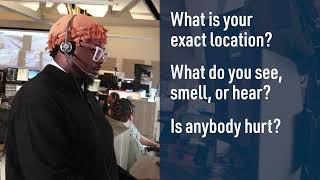 What happens when you call 911 for a fire?