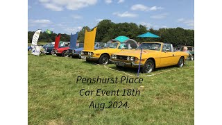 Penshurst place car show 18th aug. 2024.