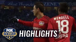 Chicharito goal equalizes for Leverkusen against Berlin | 2015–16 Bundesliga Highlights