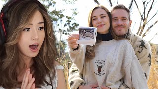 Pokimane reacts to Pewdiepie: We're having a baby!
