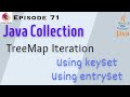 TreeMap Iterate Java | keySet | entrySet | Java Collection Framework