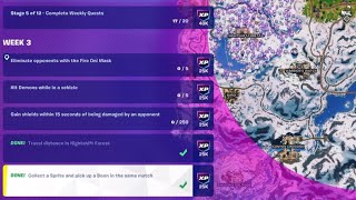 Collect a Sprite and pick up a Boon in the same match Fortnite