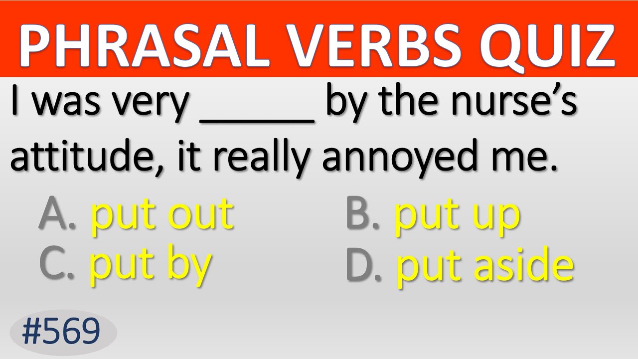 English Phrasal Verb Questions And Answers | Phrasal Verb Questions ...