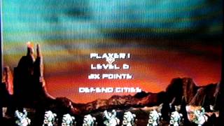 Missile Command gameplay Playstation1