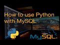 #54 Python Database Connection | How to Connect Python with MySQL Database - Part 1| #teksolutions