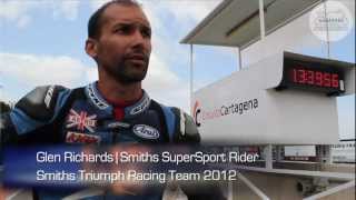 Smiths Triumph Racing Glen Richards Interview Season Testing Spain 2012