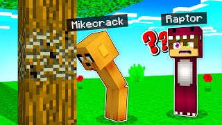 MINECRAFT pero NO USAMOS LAS MANOS 😂 MINECRAFT ROLEPLAY