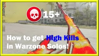 GUIDE TO HIGH KILLS ON WARZONE PACIFIC SOLOS! - Caldera Solos 18 Kill Gameplay Breakdown & Tips
