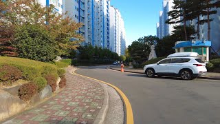 【4K】Busan, Korea - Northeast Residential Area - Students Going Home