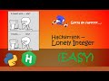 Hackerrank - Lonely Integer walkthrough #Python #Hackerrank