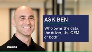 Who owns car data: the driver, OEM or both?