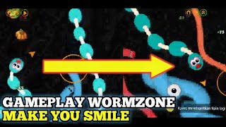 WORMZONE INDONESIA GAME FUNNY MOMENTS😄
