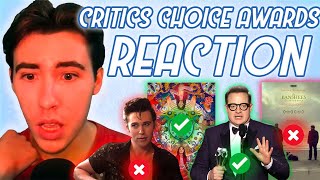 2023 Critics Choice Awards WINNERS REACTION - Brendan Fraser Surprises!