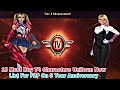 15 Must Buy T4 Characters Uniform New List For F2P On 9 Year Anniversary - Marvel Future Fight