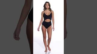 O'Neill Women's Salt Water Solids Tank One Piece Cut Out Swimsuit | SwimOutlet.com