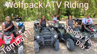 Family Vacation 2021| Wolfpack ATV Riding| Tampa, FL Day 2| Florida Vlog