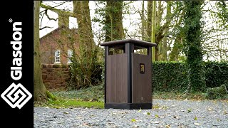 Glasdon UK | The Origin™ 110 Litter and Recycling Bin Range