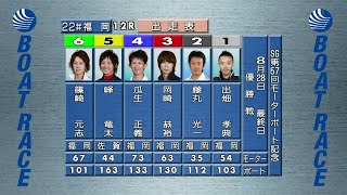 【3783 瓜生正義】2011.08.28 福岡SG第57回モーターボート記念12R優勝戦