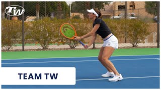 WTA Doubles Pro, Luisa Stefani, teaches us a Volley Drill & offers tips to improve your doubles! 🇧🇷