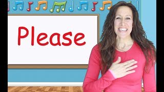 Please and Thank You Sign Language Song for Children, Toddlers and Kids Videos | Patty Shukla