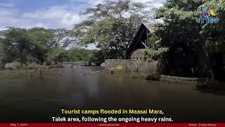 Tourist camps flooded in Maasai Mara, Talek area, due to the ongoing heavy rains