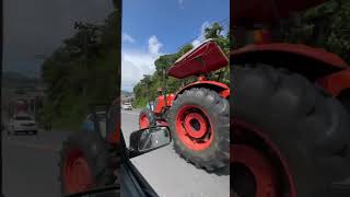 tractor carries a boat) phuket. Thailand