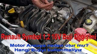 Renault Symbol 1,2 16V Buji Değişimi Nasıl Olur | Motor Arıza Lambası nasıl söner | Hangi buji kulla