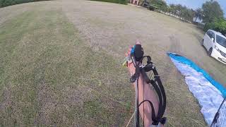 Paramotor Take Off | Cross wind 90 degree