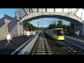 cab ride victoria to bury metrolink manchester in transport fever 2