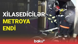 Metrostansiyada fövqəladə hal - BAKU TV