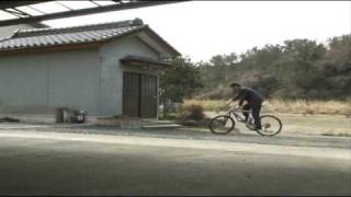 【MTB】ジャックナイフ＝＞ウィリーの練習