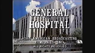 General Hospital closing credits, 2/13/84